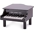 New Classic Toys 2042850 Wooden Book for Toddlers 3 Boys and Girls Baby Gifts, Kids Musical Instruments for Childrens Three Year Old, Grand-Black, Grand Piano