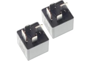 PA PRODUCTS 2 Pack of Car Relay for Ford Mondeo Ka Fiesta Focus Transit Kuga Explorer Galaxy Ranger C-Max S-Max B-Max 4 Pin/Way 70A DC12V Plug In Mount 5M5T-14B192-EA V23136-J4-X62