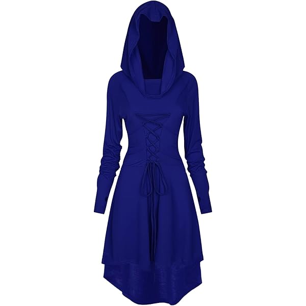 PORJDN Gothic jurk set voor dames, middeleeuwse kleding, dames, Halloween, badjas met riem, retro gouden muntenzak, korset, overknee-sokken, armbeschermers, schortklem. (zwart, M