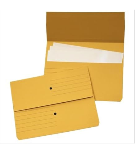 Cartelline Per Dichiarazione Redditi - Confezione Da 50 Pezzi Gialle, Dorso 3cm - Foto 12