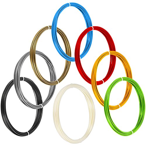 Großes Minadax 8 Farben multicolor Starterpack Set 8×50 Gramm hochwertiges 1,75 mm ABS-Filament hergestellt in Europa - 7