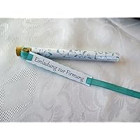 Einladung im Reagenzglas zur Firmung