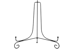 TNFEEON Espositore in Ferro per Piatti da Esposizione 4-12 Pollici (10-50 cm) - Supporto per Foto, Libri e Cornici da Tavolo