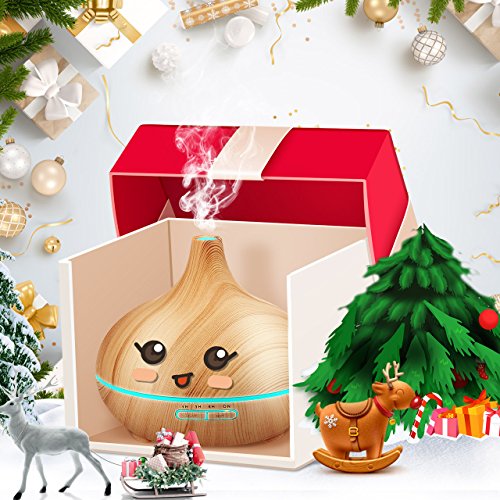 VicTsing 300ml Aroma Diffuser Luftbefeuchter Ultraschall LED Humidifier Aromatherapie Diffusor Tragbarer für Babies Kinderzimmer Haus, Auto, Wohnzimmer, Schlafzimmer, Büro, Yoga, Spa, Raum,usw. - 2