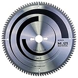 Resultado de corte: 4 Bosch 2 608 640 518 - Disco de sierra circular Multi Material , 96 de dientes, 300 x 30 x 3.2 mm, 1 unidad
