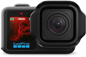 GoPro MISSION 1 PRO - Kompakt actionkamera för bio, 8K60-video, 1-tums sensor, avancerad prestanda i svagt ljus, 50 MP-bilder