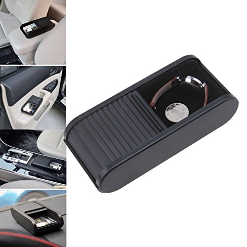 Car Coins Holder Organiser Black Telescopic Storage Box Auto Interior Container Pocket