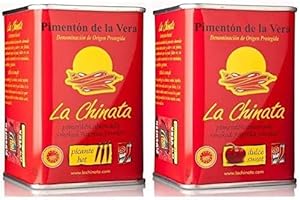 Pimentón de La Vera Ahumado Dulce y Picante pack La Chinata latas 160g