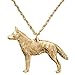 Produktbild Australian Kelpie Hergestellt in U.K. Kunstvolle Hunde- Anhänger Sammlung (22 Karat Vergoldung / gold plattiert)