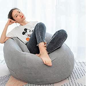 Mollismoons Imported Soft Fabric Bin Bag Chair Without Beans Xxxl