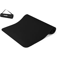 kossto Yoga Mat with Carrying Bag for Gym Workout and Yoga Exercise with 6mm Thickness, Anti-Slip Yoga Mat for Men…