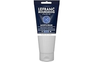 Lefranc Bourgeois Acrylique Fine Tube 200ml Blanc De Titane