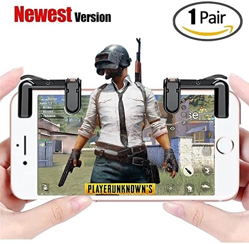 DouTree 2018 Sensitive Shoot and Aim Buttons L1R1 for PUBG/Fortnite/Rules of Survial, Cell Phone Gams of Survial, Cell Phone Game Controller for Android IOS
