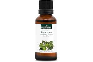 LA COMPAGNIE DES SENS RAVINTSARA BIO - 30mL - Huile Essentielle de qualité Premium - 100% Pure, naturelle, intégrale - Renforcement de l'immunité