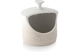 LE CREUSET Salero de cerámica de gres, Beige Merengue