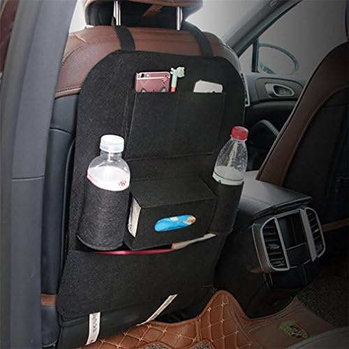 WJJ-Car Seat Organiser? Multifunctional Car Back Seat Organiser Car Seat Protector Car Back Seat Tidy Organiser , black