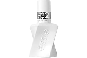 Essie Vernis gel couture Atelier Top Coat (transparent, séchage rapide, effet gel, brillant, femme)