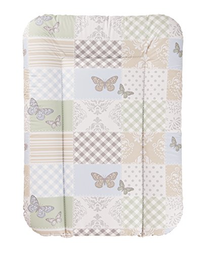 Preisvergleich Produktbild Geuther - Wickelmulde 5832, geschweißt, mit Kopfschutz, 52 x 75 cm, Patchwork