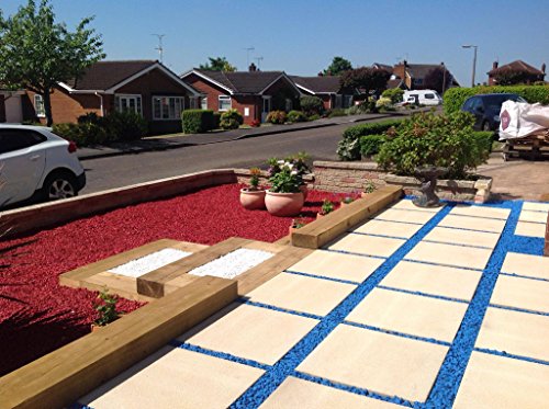 RockinColour Dekosteine für den Garten, Azurblau - 5