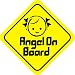 Isee360 Baby On Board,Reflective Background Yellow,Angel,Windows, Car Sticker RS.90.00