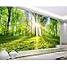 Produktbild Finloveg  Naturtapete 3D Ruhige Waldlandschaft, Die Von Bäumen Gesäumt Ist, Wegsonne Durch Den Wald Fototapete -150X120Cm