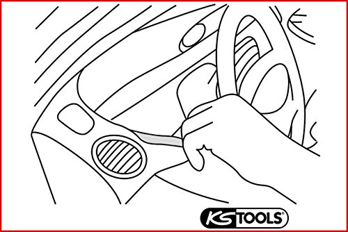 KS Tools 911.8120 Kunststoffkeil-Satz, 5-teilig - 5