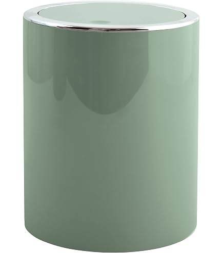 Joop! Cestino per la carta Bathline grigio, effetto pelle • Dimensioni (L x A x P): 25 x 30 x 21 cm con targhetta con logo argentato