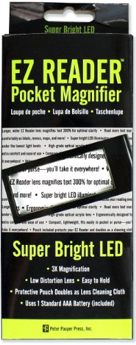 Preisvergleich Produktbild EZ Reader Pocket Magnifier: Super Bright LED