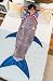 Amigo Global Mermaid Tail Shark Blanket Sleeping Bag For Kids and Teen Hot Sale - Gery