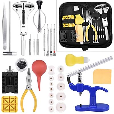 ETEPON Kit Réparation Montre Outils Professionnel pour Montre Ensemble Lien Ouvrir Ajuster Table Arrière ET017