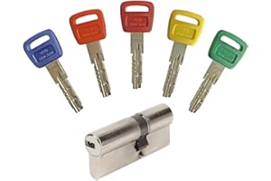 Cylindre Bricard Olympia 30+40 Débrayable. 5 Clés, Argent