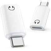USB C to Lightning Audio Adapter, Type C to Lightning Headphone Adapter for iPhone 17/16/15 Pad Air/Mini 6 Samsung, Hi-Fi Sou