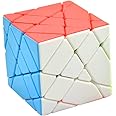 Yealvin Axis Cube, 4x4x4 Axis Magic Speed Cube 4x4 Stickerless Fisher Cube Brain Teasers Puzzle Toys for Kids