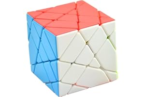 Yealvin Axis Cube, cubo mágico de velocidad de 4 x 4 x 4, cubo Fisher sin calcomanías, rompecabezas para niños