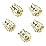 10x 3D Alloy Hollow Out Nail Art Sticker Glitter Slices Charms DIY Nail Jewelry