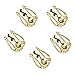10x 3D Alloy Hollow Out Nail Art Sticker Glitter Slices Charms DIY Nail Jewelry