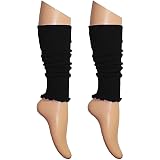Jambières Chaudes Cheville Pour Femme Et Fille - Taille Unique Extensible - Pour Danse, Ballet, Fête, Club - Confortable Acrylique - 11