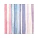 Produktbild 60 Servietten Wasserfarben Optik Blau Rosa 33 x 33 cm 3 lagig, Lunch Servietten Tissue Design Servietten für Party, Frühstück, Kaffee, Kuchen, Anlass und Deko und gedeckter Tisch