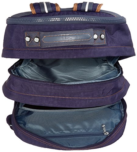 Kipling College Up Cartable, 42 cm, 32 liters, Bleu (Blue Tan Block)