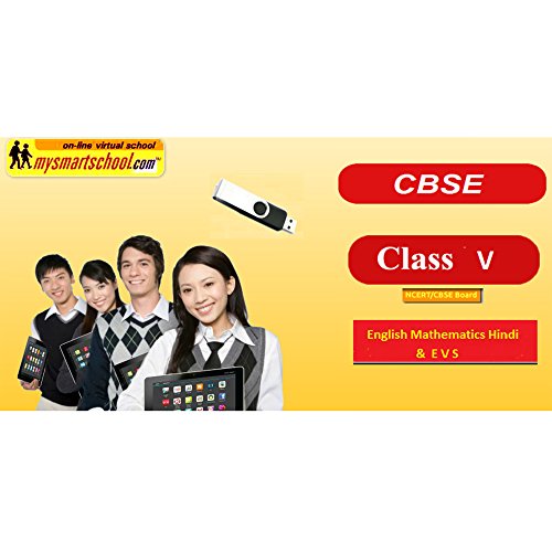Class 5th CBSE USB Pendrive Course (Engilsh Maths Hindi Evs) with Poems/Stories on Panchtantra/Writings on Festivals Plenty of WORKSHEETS . For Windows