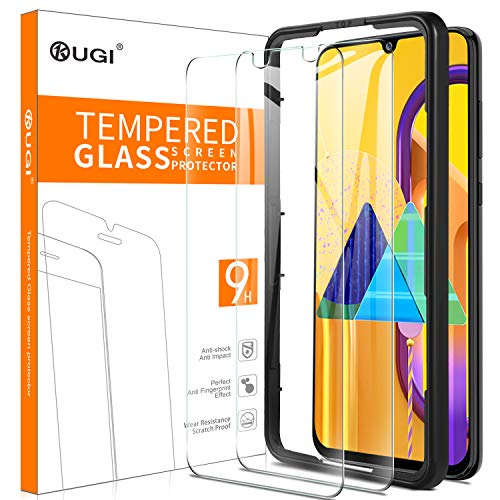 KuGi. Vetro Temperato per Samsung Galaxy M30s Pellicola, HD Trasparente Protezione per Schermo [Durezza 9H] Adatto per Samsung Galaxy M30s (2 Pezzi)