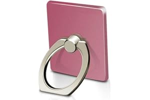 MuStone Soporte de Anillo para teléfono, Rotación de 360 ° Teléfono Celular Soporte de Anillo para Dedo para iPhone XS X 8 7 6S 6 5S 5C 5, Samsung Galaxy S9 S8 S7Edge S7 S6 Nota 8 5 (Oro Rosa)