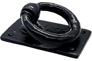 Mythrojan - Anello grande con rivestimento a polvere, colore: Nero