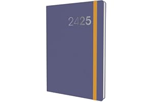 Collins Legacy Mid Year Diary Planner A6 Week to View Academic Year 2024-25 - Purple - Weekly Mid Year Journal for Students, Teachers and Academics - CL63M.55-2425 - August 2024 to August 2025