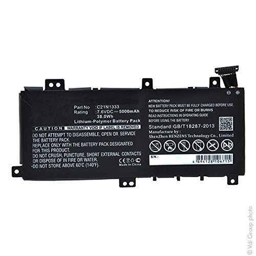 NX - Akku Laptop 7.6V 5000mAh - C21N1333