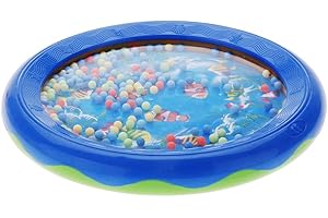 KOCAN Tambour à Percussion,Tambour Ocean Wave,Outil Jouet Educatif Ocean Wave Perle Tambour Douceur Sea Son Musical pour Bébé Kid Enfant