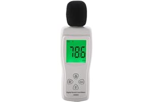 Nimomo Decibel Meter, Digital Sound Level Meter Portable LCD 30-130dBA Audio Decibels Noise Testing Monitor, Noise Measurement Tester for Industrial Equipment, Home Noise Testing