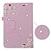 Produktbild spritech (TM) 3D Bling Strass Design Smart Shell Case Premium PU Leder Stand Cover für LG G Pad 10.1 V700, rose, LG G Pad 10.1 V700