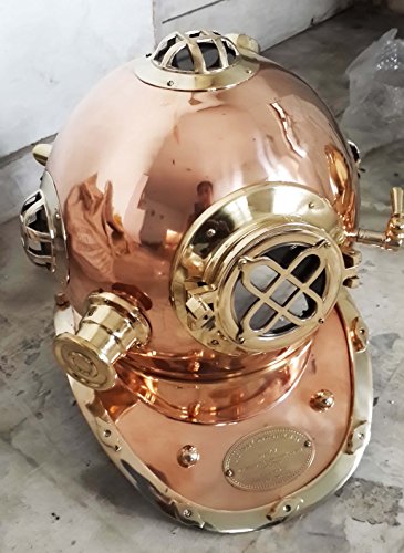 SURIN Shakti entreprises u. S. Bleu Marine Plongée Casque avec Mark « V » décoratif Deep Sea Marine Plongée Casque de Plongée