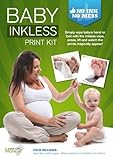 Save The Moment Inkless Wipe Hand and Foot Print Kit with 4 Standard Coated Papers (Pink)